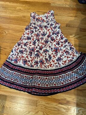 Vintage BILA of California 100% Rayon Boho Midi Dress - Medium - RN 74786